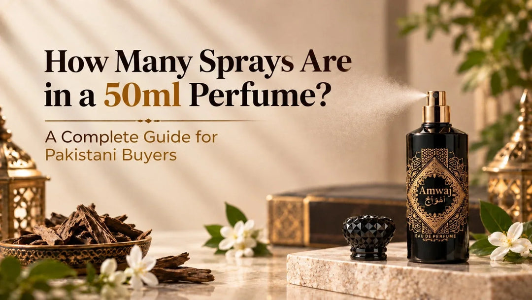 How many sprays are in a 50ml perfume? Complete guide for Pakistani buyers