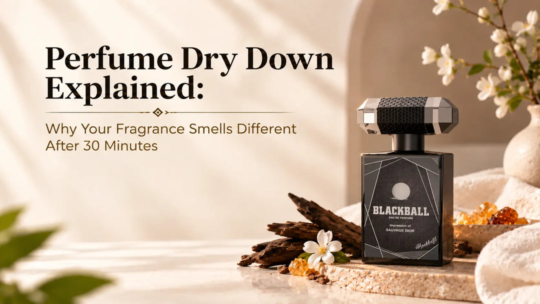 Perfume dry down explained and why fragrance smells different after 30 minutes